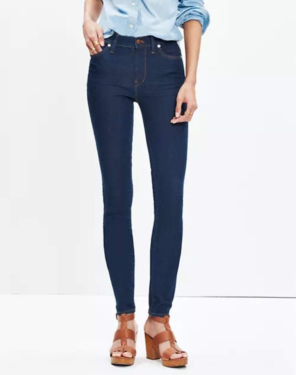 Madewell High Riser Skinny Jeans Davis Wash Size 29